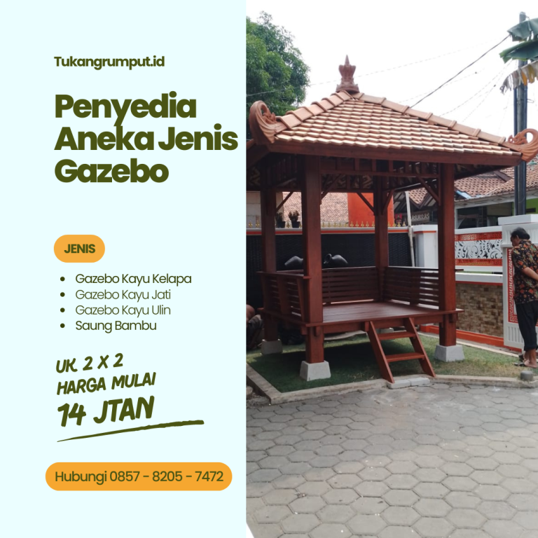 Jasa Pembuatan Gazebo di Bogor Siap Pasang