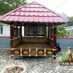 Jual Saung Bambu 2x3 Minimalis untuk Ruang Outdoor Nyaman