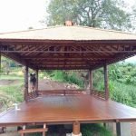 Jual Gazebo Kayu Kelapa 4 x 6 Ukuran Besar Untuk Kumpul Keluarga