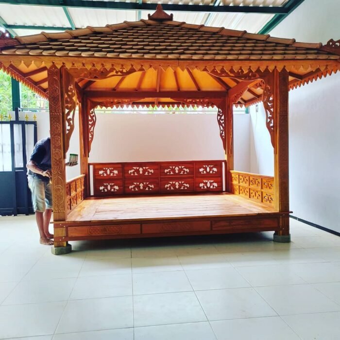 Gazebo Kayu Jati 2.5x2.5