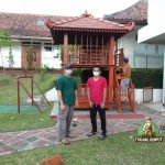 Jual Gazebo Kayu Jati 2x2 Tingkat (8m2) Harga Murah