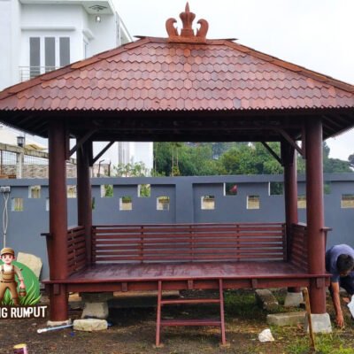 Gazebo Kayu Kelapa 2 x 3