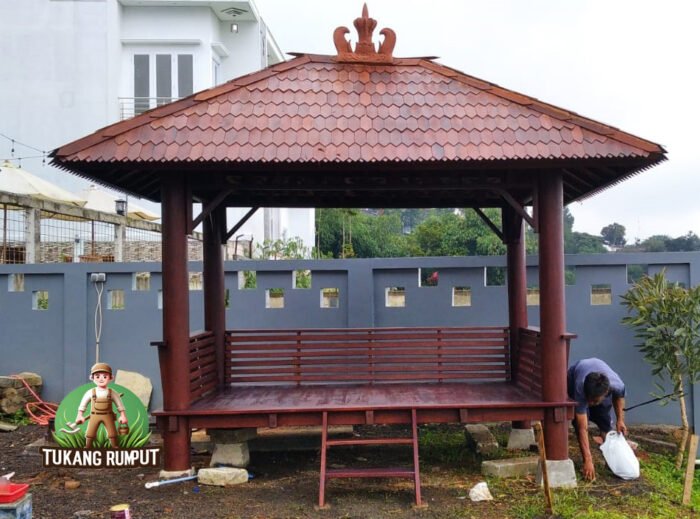 Gazebo Kayu Kelapa 2 x 3