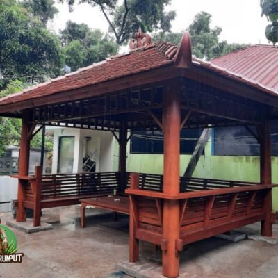 Gazebo Kayu Kelapa 3 x 3