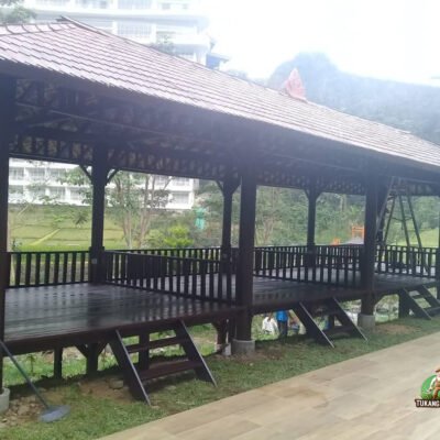 Gazebo Kayu Kelapa 6x2