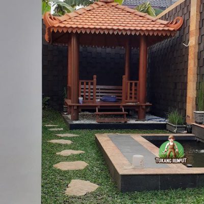 Jual Gazebo Taman Minimalis Teras Rumah dan Kolam Sederhana