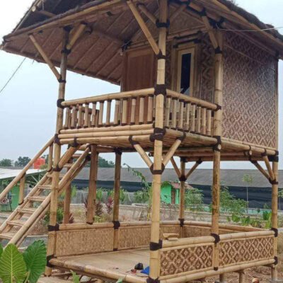 Gazebo Bambu Tingkat