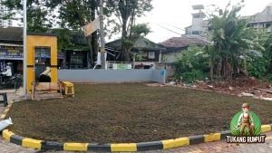 Hasil Penanaman rumput Golf di Ciputat