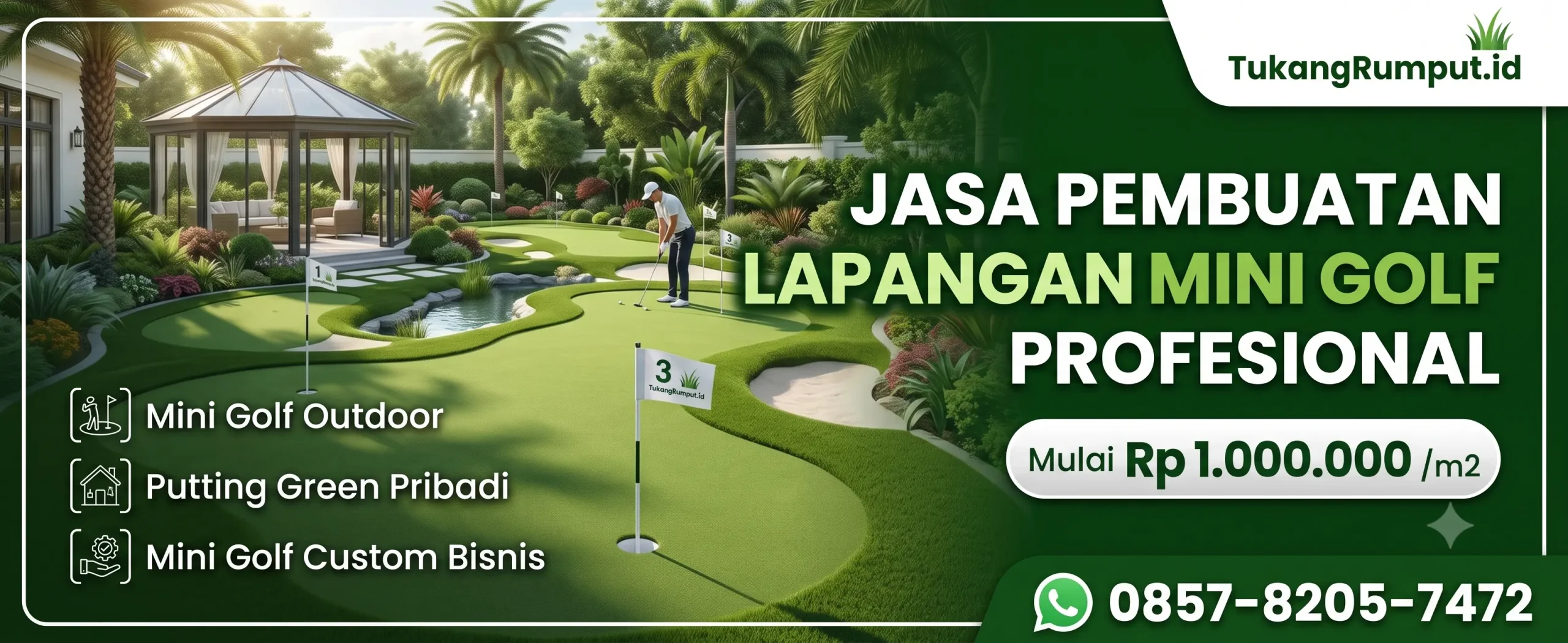 Bener Promosi Untuk jasa Mini golf